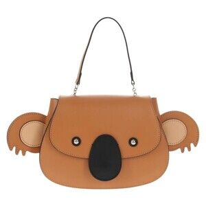 Gucci Leather Children's Koala Handbag Brown